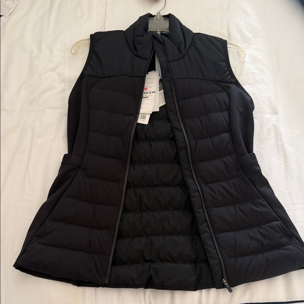 lululemon athletica Black Down For It All Quilted Vest